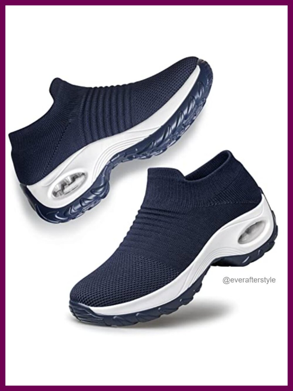 Women's Slip-On Walking Shoes Sock Sneakers Mesh Athletic Nurse Work